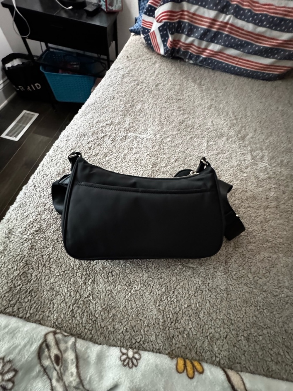 lululemon athletica Black Nylon Shoulder Belt Bag with Detachable Mini Pouch - Picture 8 of 8